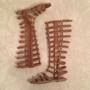 Tall gladiator sandals